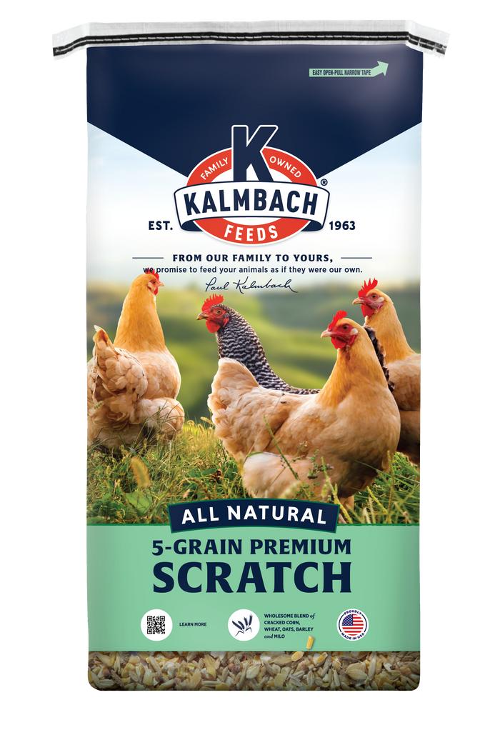 All Natural 5-Grain Premium Scratch Grain for Chickens