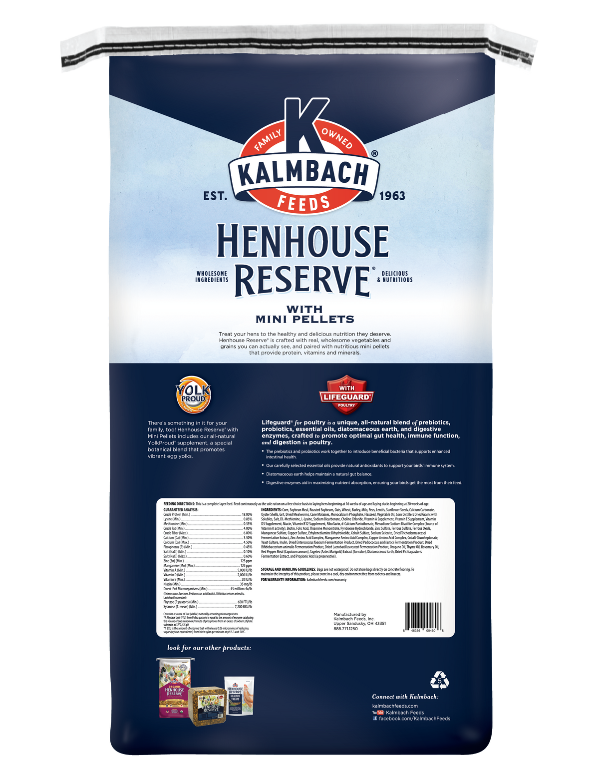 Henhouse Reserve® Feed for Chickens and Poultry